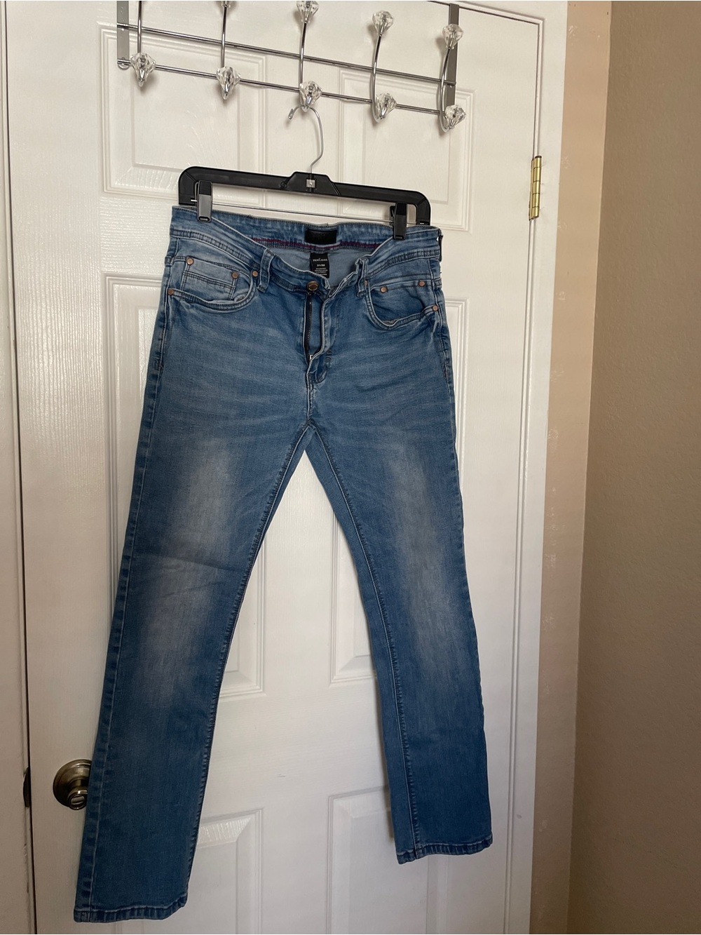 Relaxed Light Blue Men's Jeans - Unbranded